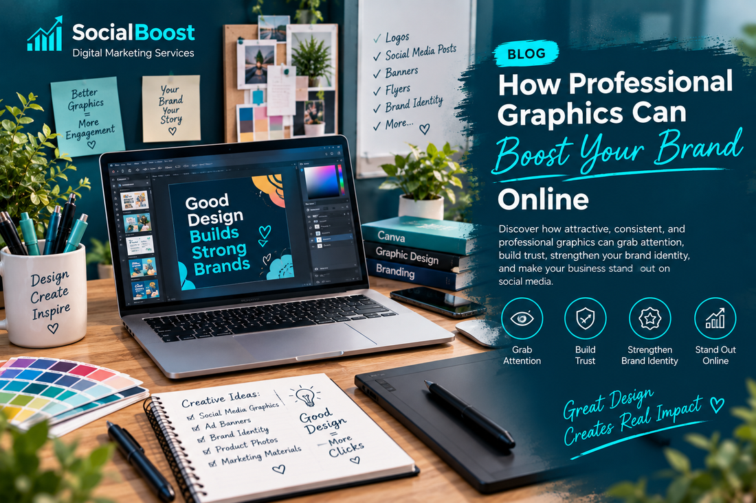How Professional Graphics Can Boost Your Brand Online